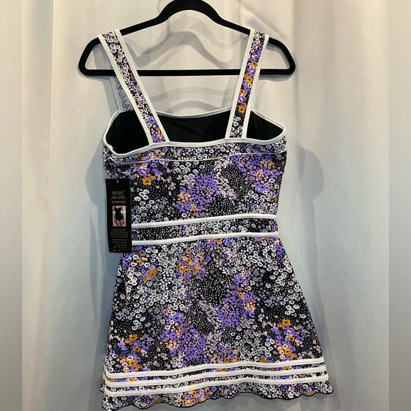 Shore Shapes Floral Swimdress - Picture 2 of 5